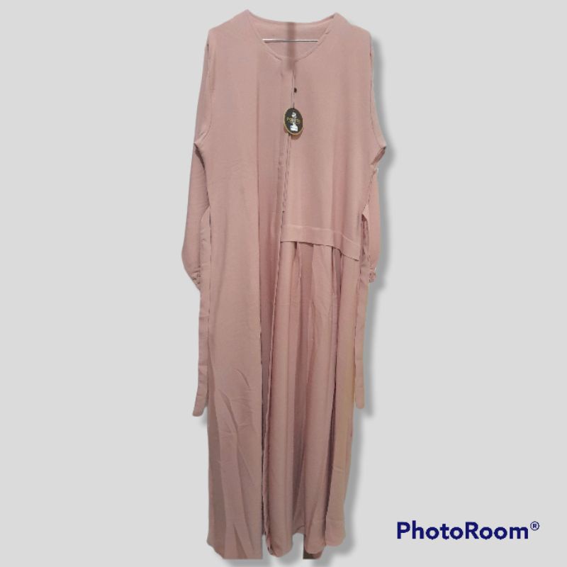 Gamis Syakilla Rampel Samping By Poetri