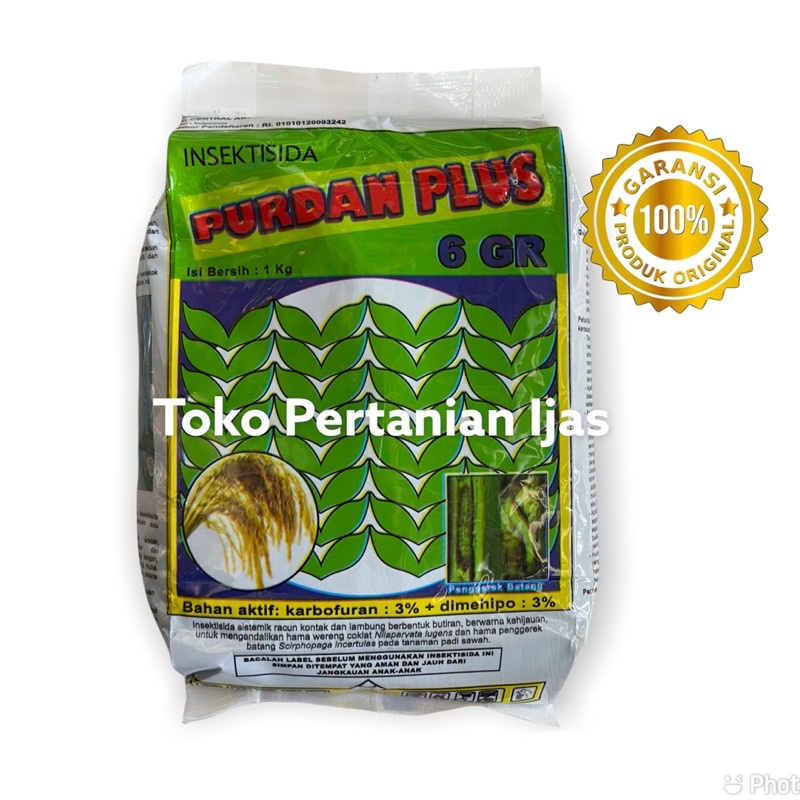 INSEKTISIDA PURDAN PLUS 6GR KEMASAN PABRIK 1Kg