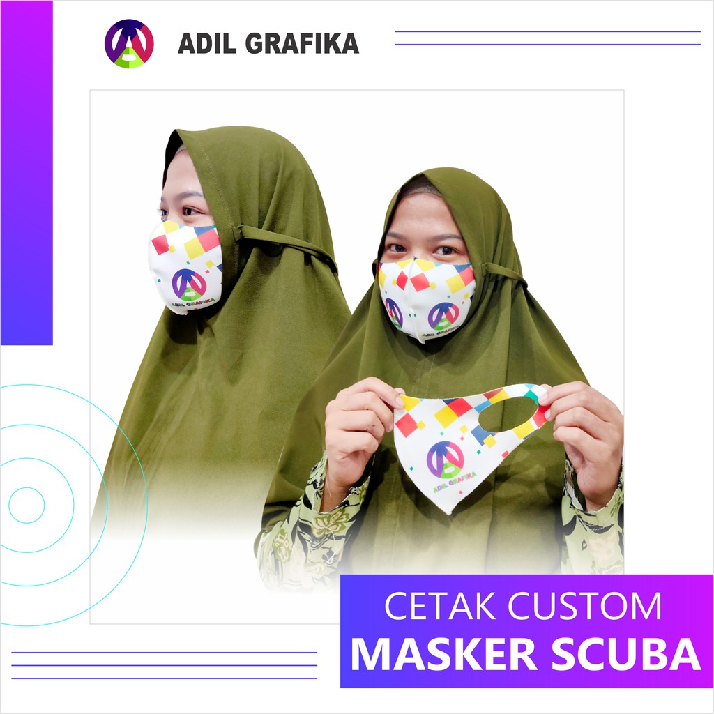 CETAK MASKER SCUBA CUSTOM