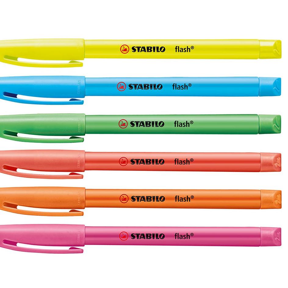 

Tidak Diragukan.. STABILO Set 12 - BOSS Original Pastel Flash Neon Highlighter Pen Marker