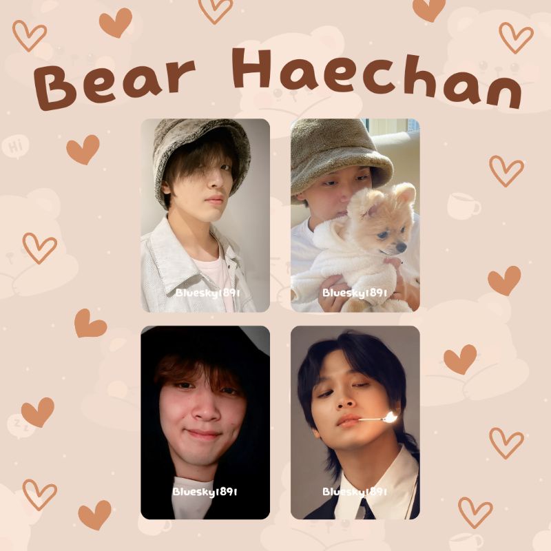 Pc Haechan Bear Series Fandmade Haechan Korek Wuju