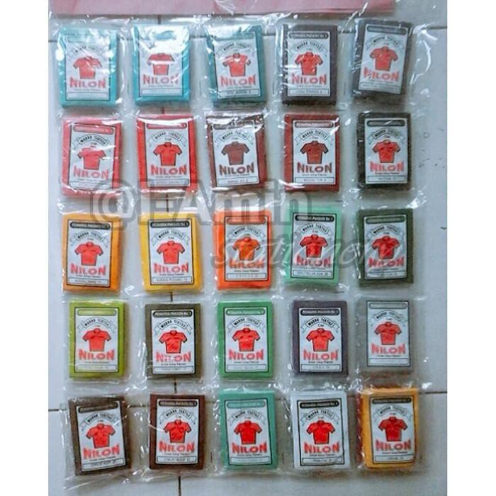 

Art / Pewarna Pakaian / Pewarna Tekstil / Wantex "Nilon" Per Pack (10 Pcs)