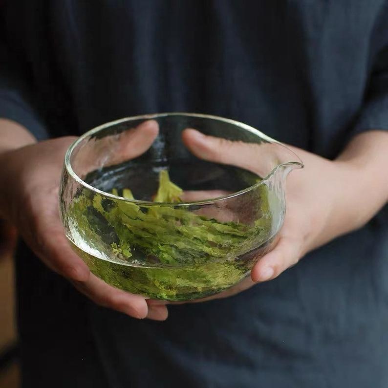 Matcha Bowl - High Quality Textured Glass... 2