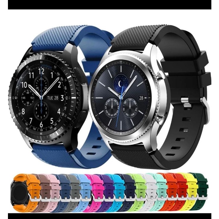 TALI JAM TANGAN STRAP SPORT RUBBER SILICONE SAMSUNG GALAXY WATCH 3 - WARNA