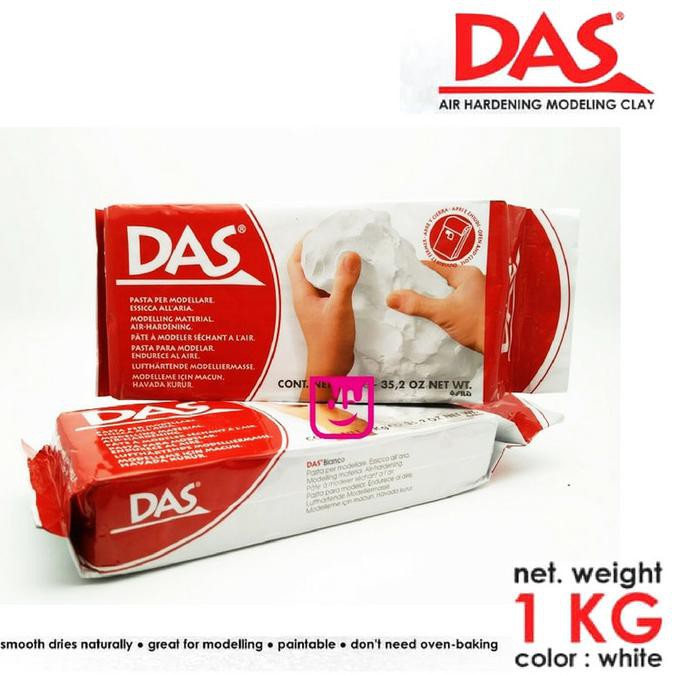 

Produk Terbaik] Das Clay Putih 1000 Gr