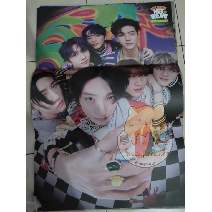 ROLLED POSTER OFFICIAL NCT DREAM CRAZY CHILLING 127 STICKY SEOUL CITY EXO XIUMIN CIX HELLO STRANGE T