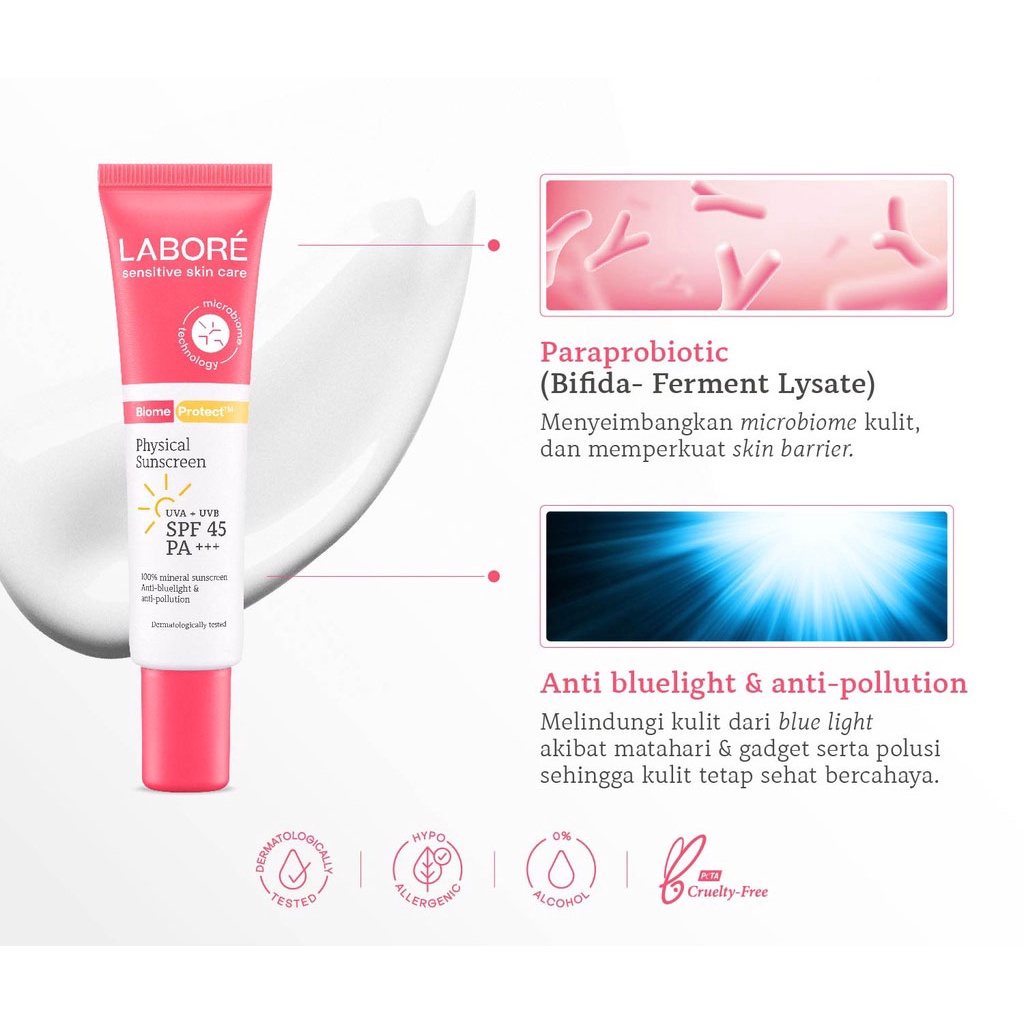 LABORE BiomeProtect Physical Sunscreen Kulit Sensitif