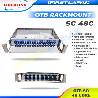 OTB Rackmount 48 Core OTB SC Lengkap 48Core Fiberlink OTB 48c