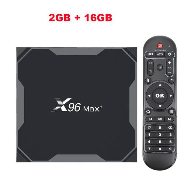 Ready&Siapkirim X96 Max Plus Android 9.0 Tv Box 1000 Lan S905X3 Dual Wifi 8K - 2Gbdan16Gb