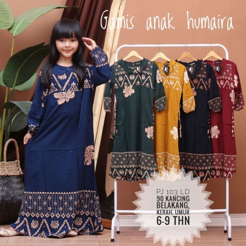 Gamis anak humaira