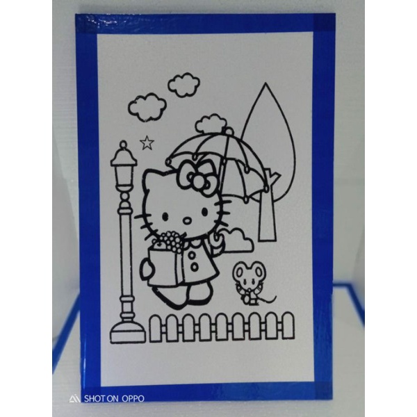 

media mewarnai sterofoam karaktet 33x50cm