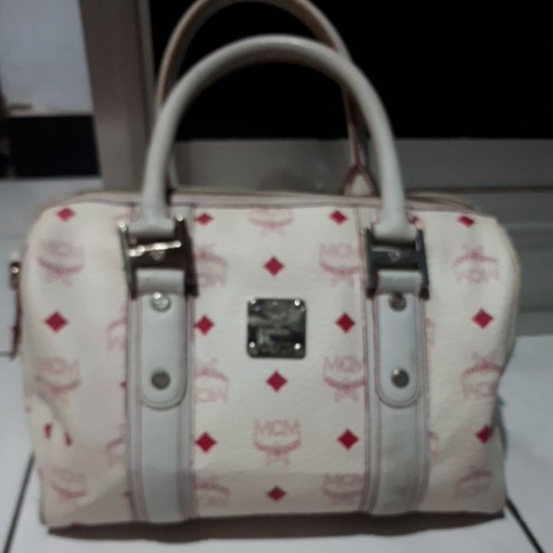 hand bag MCM MUNCHEN kulit preloved