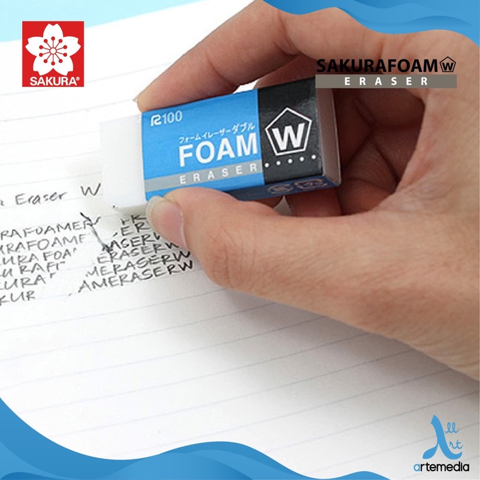 

TULIS-ALAT- SAKURA FOAM ERASER - 17 X 43 X 10.3 -ALAT-TULIS.