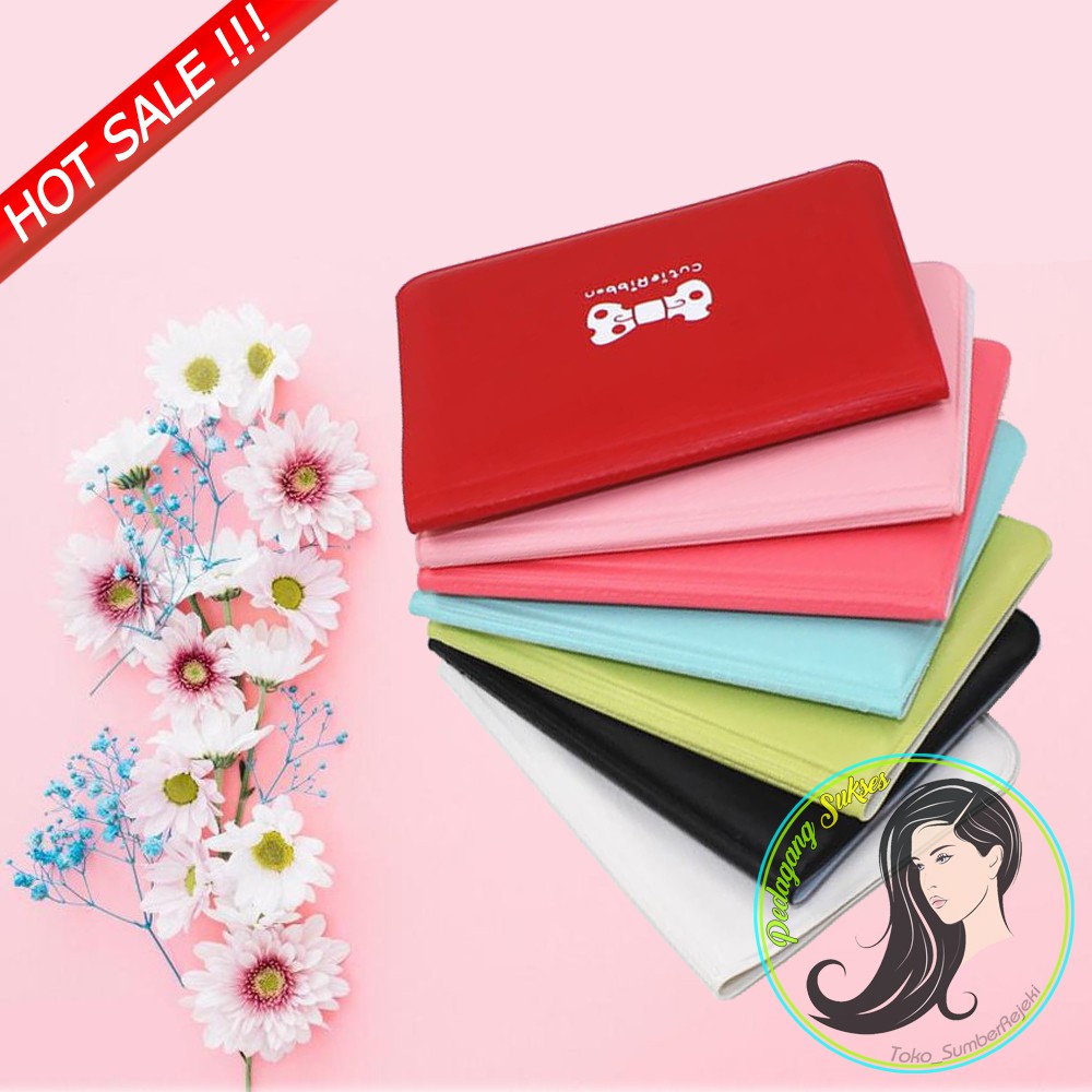 Tempat Dompet Pita Kartu Card Nama ATM Koin Organizer