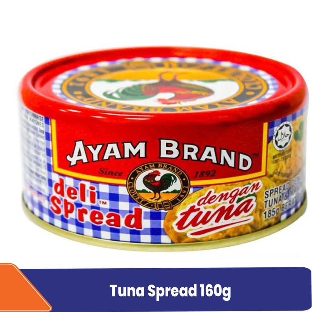 

Ikan Tuna Kaleng Spread Ayam Brand 160g