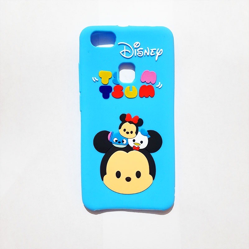 Silikon 3D karakter for VIVO Y71 Silikon boneka lucu pelindung hp case tebal karet softcase lentur