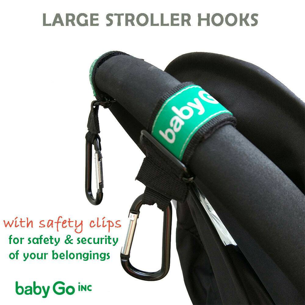 Baby Go Inc - LARGE Stroller Hooks