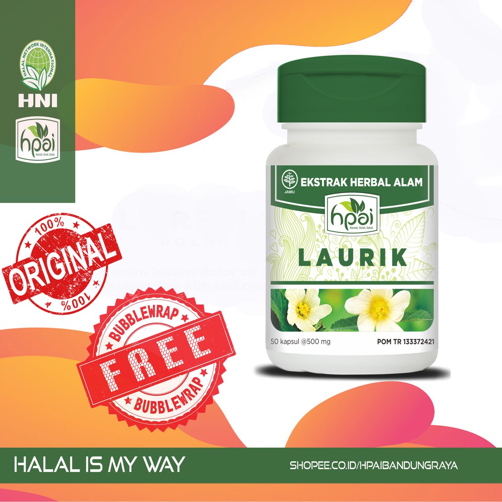 BEST PRODUK ORIGINAL PROMO LAURIK HNI HPAI | Herbal Asam Urat