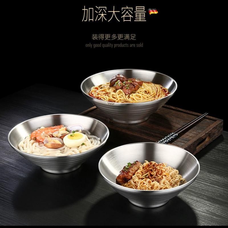 SSGP Stainless Steel Japanese Ramen Bowl - Mangkuk Ramen Ala Jepang dari Stainless Steel Tahan Panas