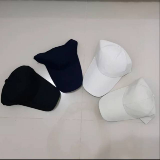 Topi lidah visor cap panjang softball 11 cm