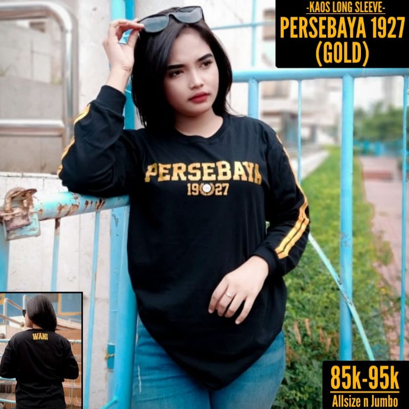 kaos bonek persebaya lengan panjang