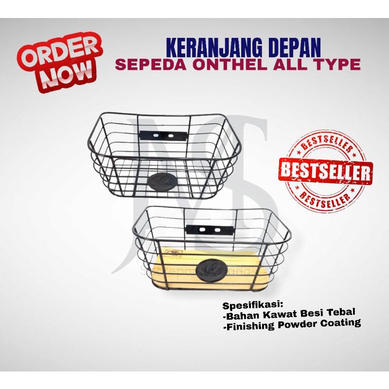 Rak Keranjang Sayur Depan Rak Kranjang depan Keranjang depan kranjang sayur serbaguna universal  Sep
