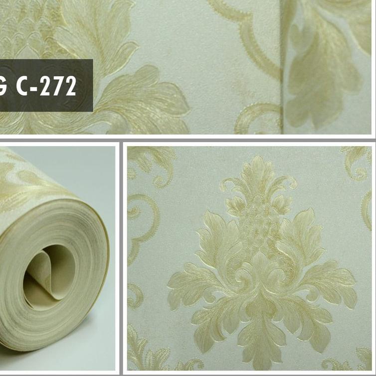 ⅎ WALLPAPER DINDING VINYL BERTEKSTUR, TIMBUL DAN TEBAL PREMIUM, WALLPAPER DINDING VINYL CLASSIC ✩