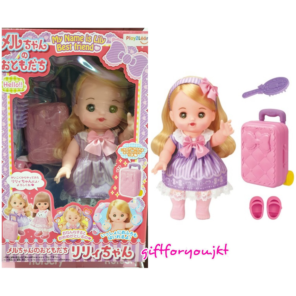 Lily Chan Boneka Jepang Mell Chan Friend Original Jepang Cute Doll Playset Accessories Toys