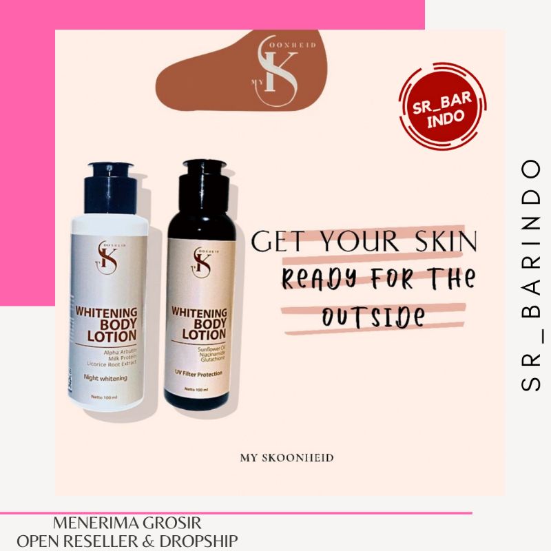 MY SKOONHEID - BODY EXTRA WHITENING NIGHT & WHITENING DAY