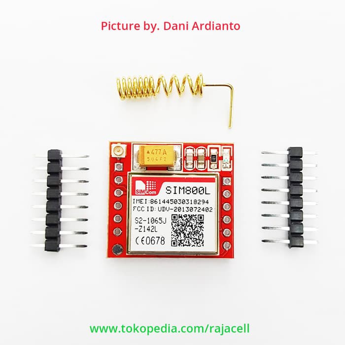 SIM800L GSM GPRS Module for Arduino ( GSM GPRS Serial Modem Shield )