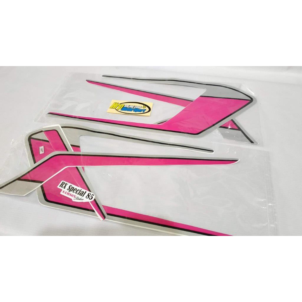 STIKER STRIPING RXS RX SPESIAL 1985 PINK HIGH QUALITY
