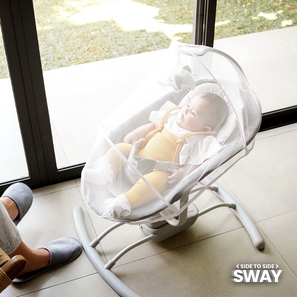 Ayunan Bayi Bouncer Elektrik Cocolatte Patio Snuggli Baby Swing Otomatis With Remote Control