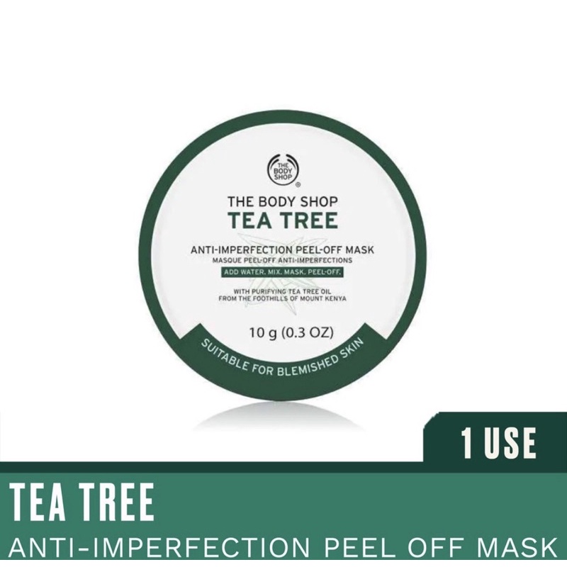 Sevins - the body shop tea tree peel off 10gr / masker peel off