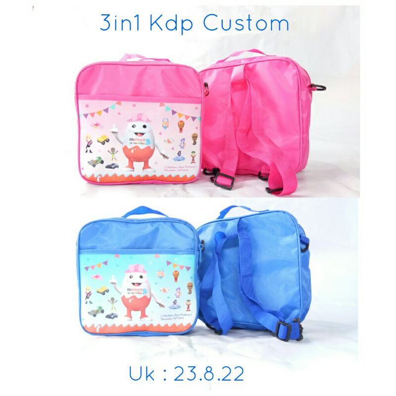 Goodie Bag Custom/ goodie bag ulang tahun anak/tas 3in1-6