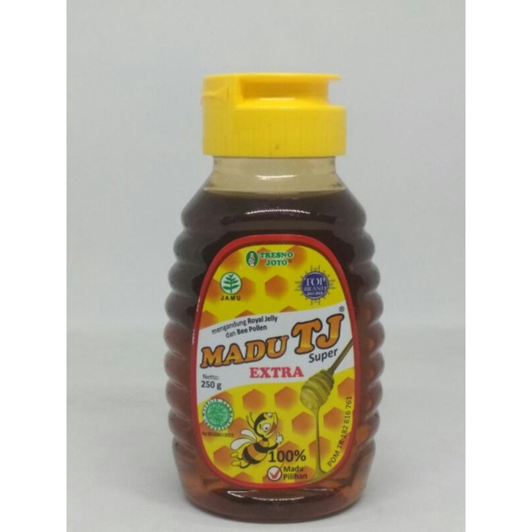 

Madu TJ Super Extra Royal Jelly Bee Pollen 250 gr Tresno Joyo Original 100% Asli Murni