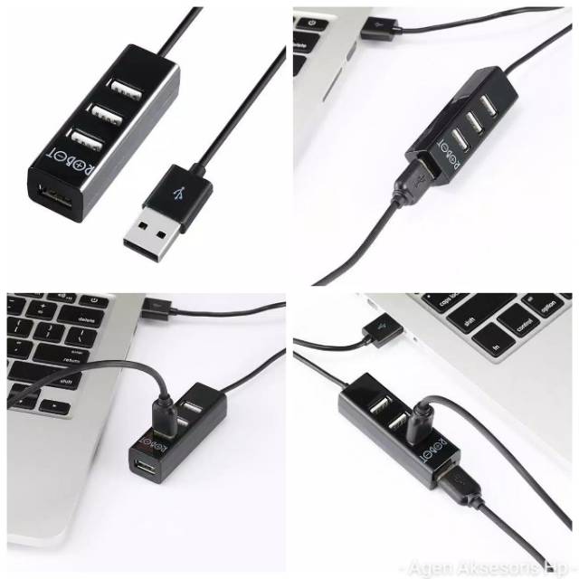 ROBOT H140-80 USB 2.0 Port 4 USB 80cm Terminal Hub USB 4 Output USB HUB 4 Cabang