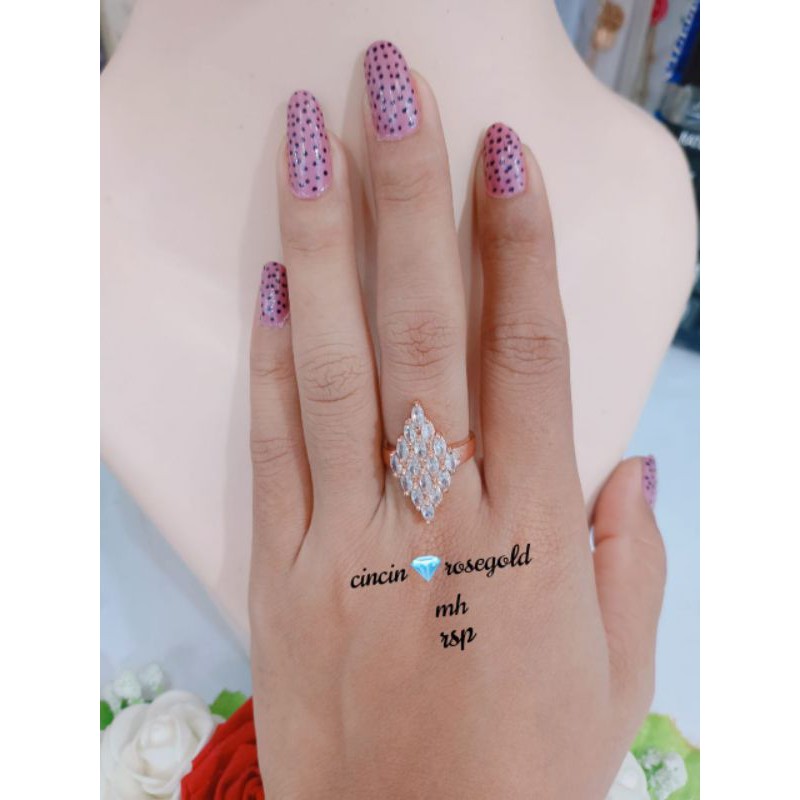 Bisa cod:Cincin Replika berlian,persis seperti asli,awet,tahan lama