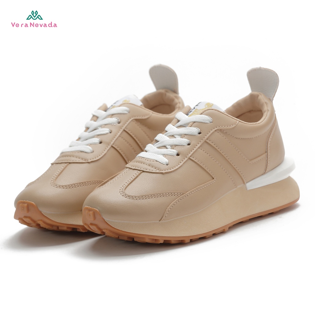 Vera Nevada Sepatu Sneakers Wanita Sport Shoes #VN1218-KHAKI