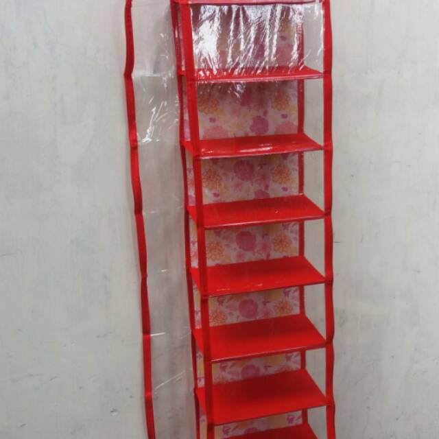 Rak sepatu resleting/triplek tebal