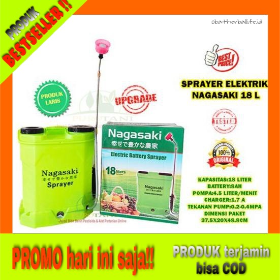 Promo Tangki Semprot Elektrik Nagasaki 18 Liter