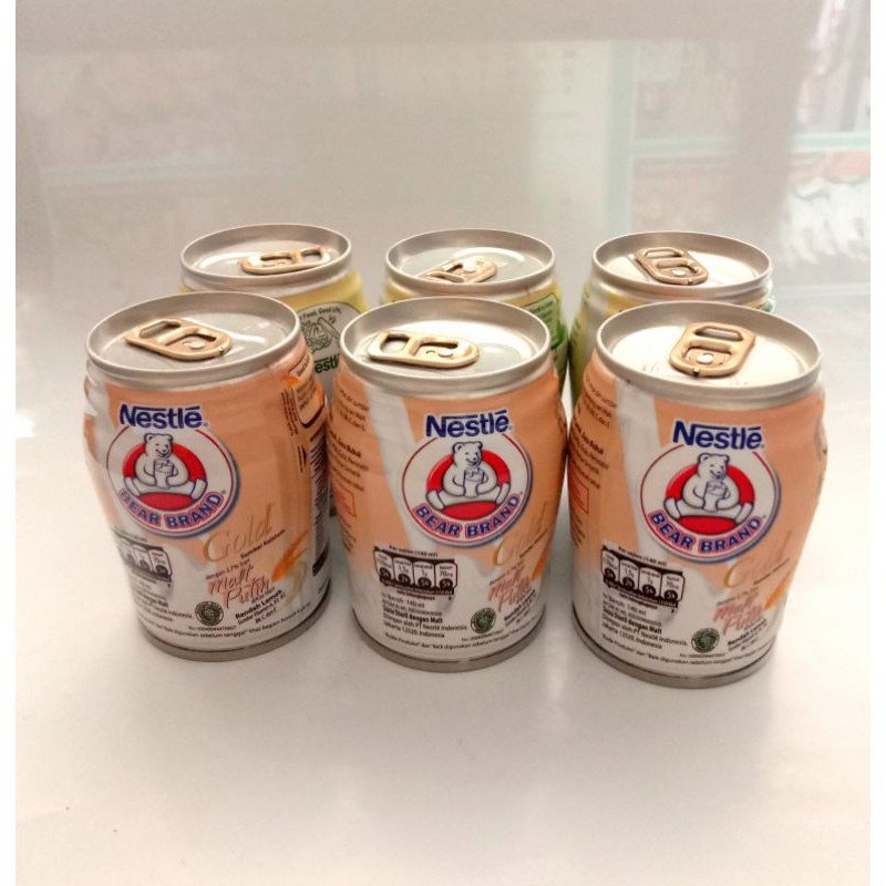 

Susu Bear Brand GOLD WHITE MALT 140ml ( 6pcs)