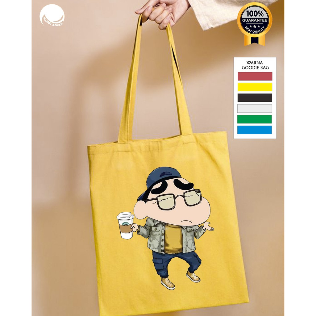TOTE BAG CHARACTER CARTOON SINCHAN MURAH