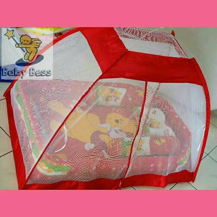 set kasur bayi tenda kelambu