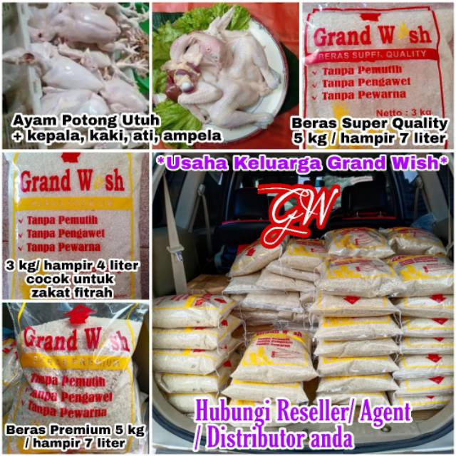 

Beras ukuran 3 kg kualitas terbaik, harga langsung dari supplier