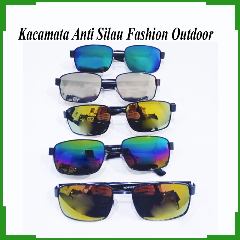 Kacamata Hitam Fashion Wanita Pria Black Sunglasses Kacamata Anti Silau Free Case Kacamata Hitam