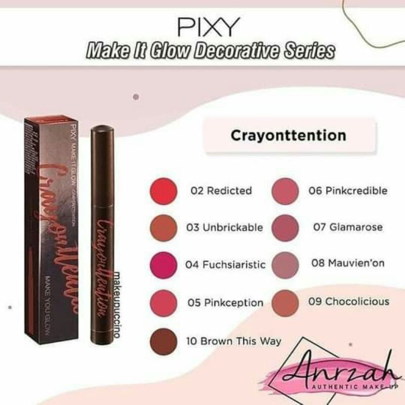 Pixy lipstik crayon