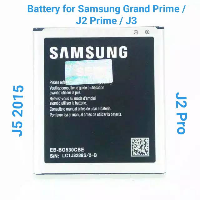 Baterai Batre Battery Samsung Grand Prime / J2 Prime / J2 Pro / J3 / J5