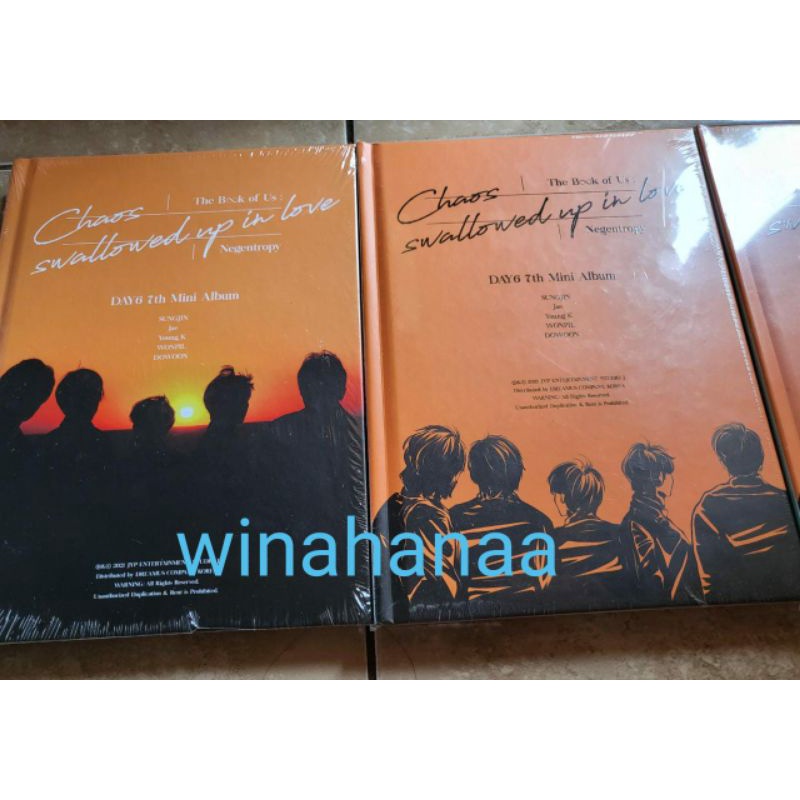 [Promo] Day6 Negentropy Sealed Album & Sharing || Pc Grup Photocard Bene Withdrama Wd Wonpil YoungK 