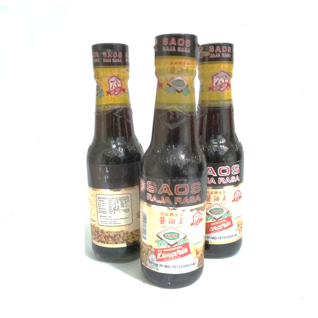 

Saos Raja Rasa kemasan 100ml x 3 botol brand KENARIE PAKET EKONOMIS