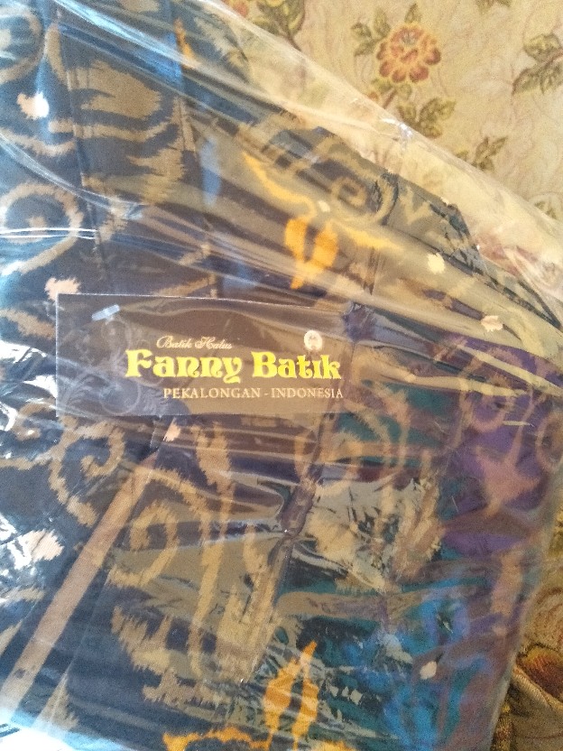 Gamis Batik Syari Sogan Kombinasi Trendy Modern